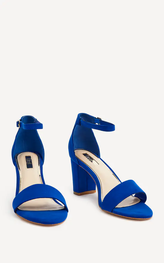 High Heel Cobalt Blue Heels Australia Shop Cobalt Blue Faux Suede